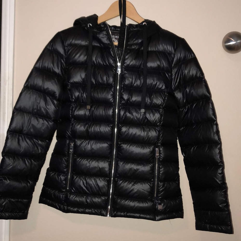 puffy jacket with hood